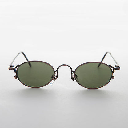 Oval Victorian Style 90s Sunglasses - Beatrice