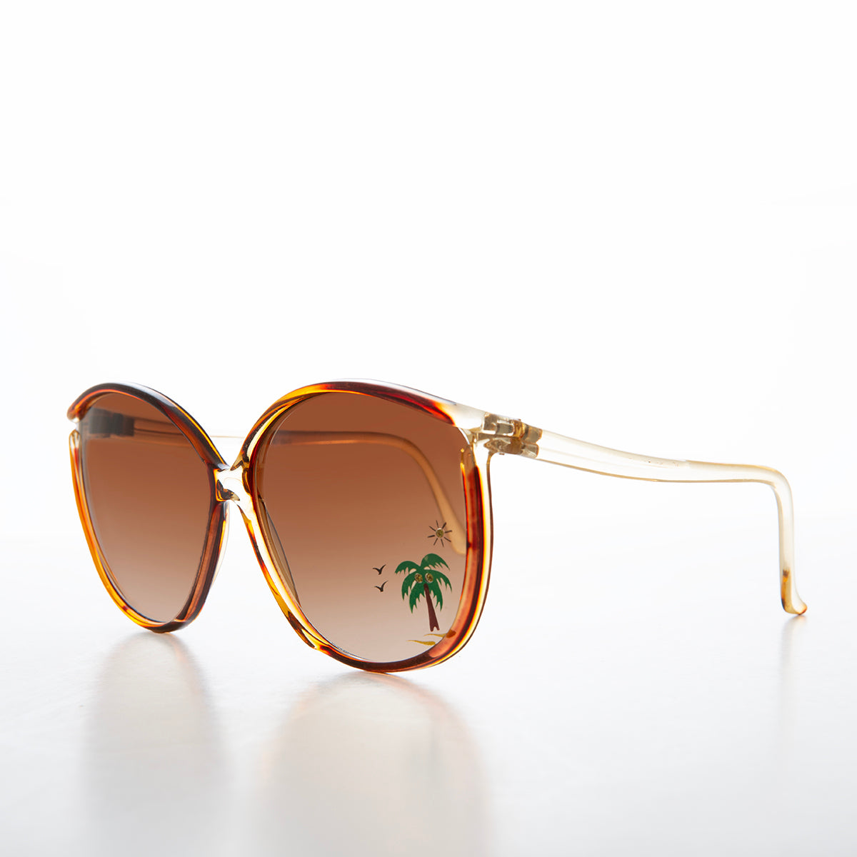 80s Rhinestone Boho Vintage Sunglasses - Belinda