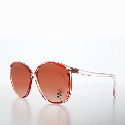 80s Rhinestone Boho Vintage Sunglasses - Belinda