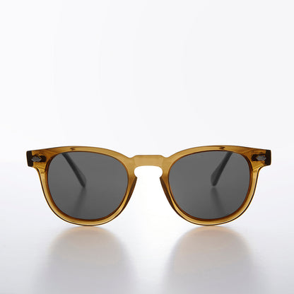 Amber Polarized Square Sunglass - Benson