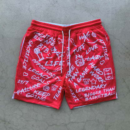 Emotions - Shorts - Light Red
