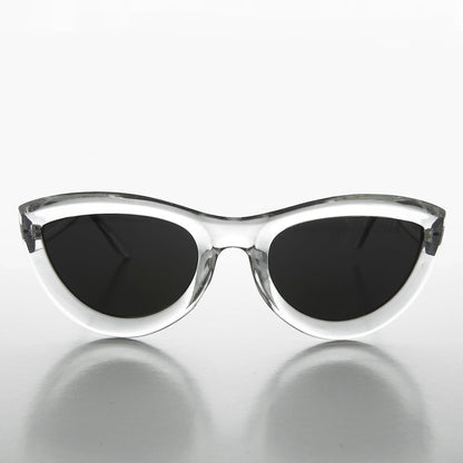Rare Oversized Mod Cat Eye Chunky Sunglass - Big Momma