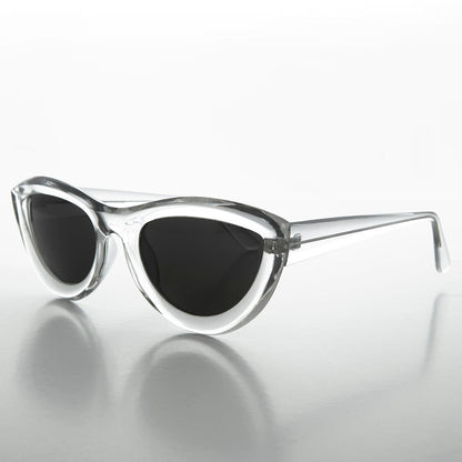 Rare Oversized Mod Cat Eye Chunky Sunglass - Big Momma