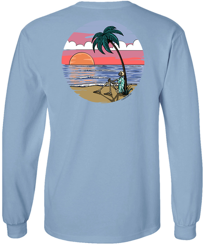 Koloa Skeleton Palm Long Sleeve T-Shirt