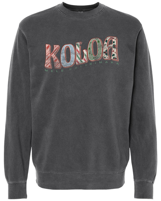 Koloa Christmas Colors Sweatshirt