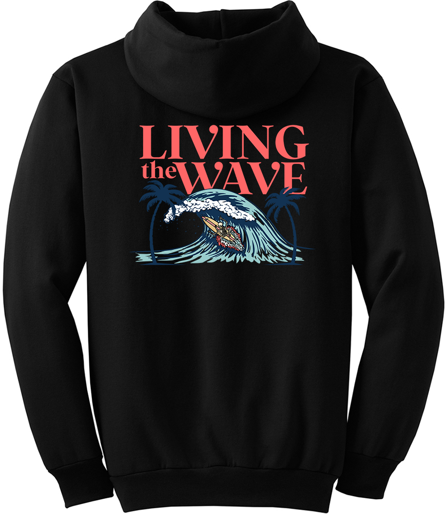 Koloa Living The Wave Skeleton Hoodie