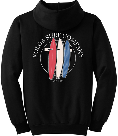 Koloa Surfboard Stack Hoodie