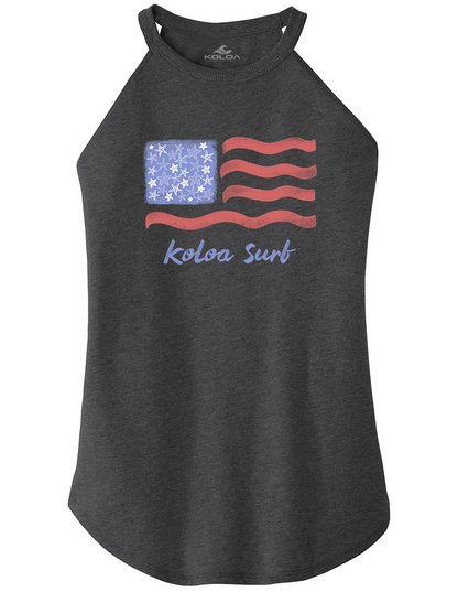 Koloa Starfish Flag Haltered Tank Top