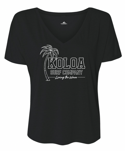 Koloa Breezy Slouchy V-Neck Tee