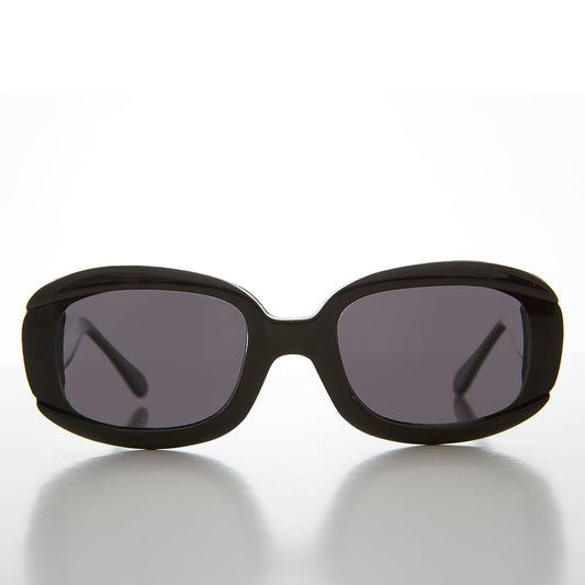 Rectangle Mod Style Vintage Sunglass - Blade