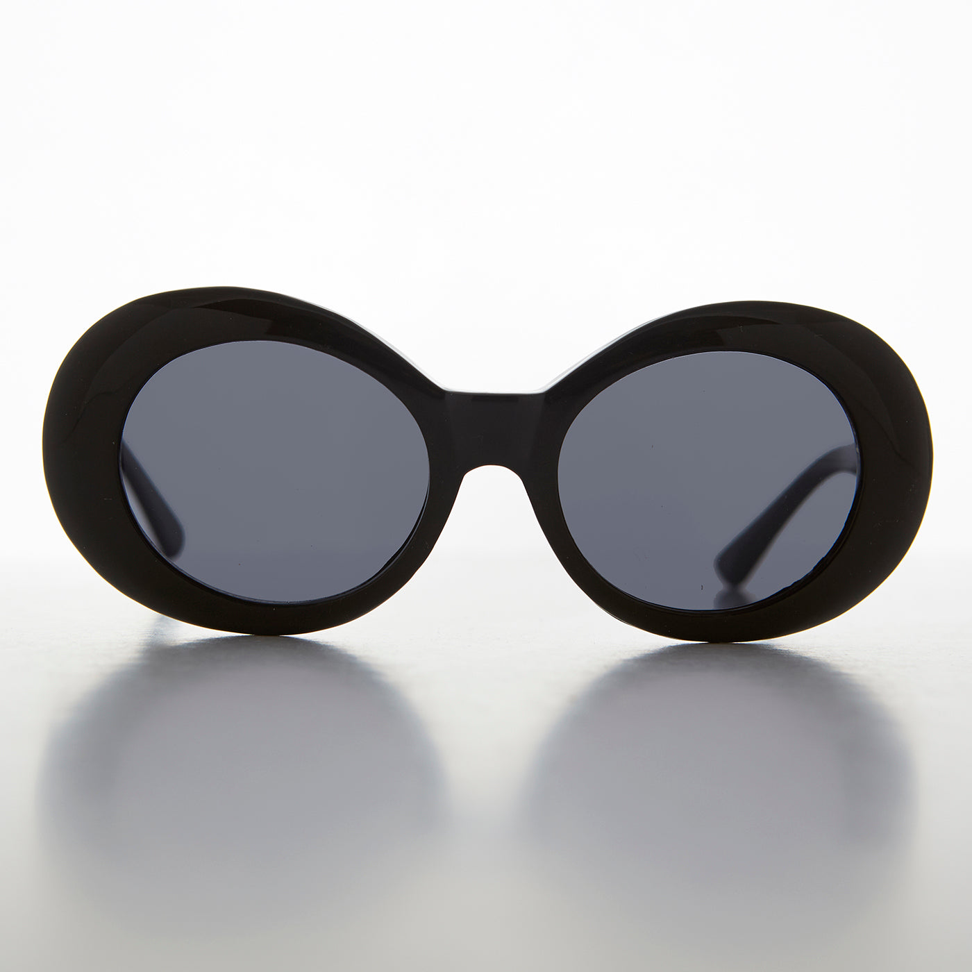 Oval Clout Cat Eye Vintage Sunglasses - Emma