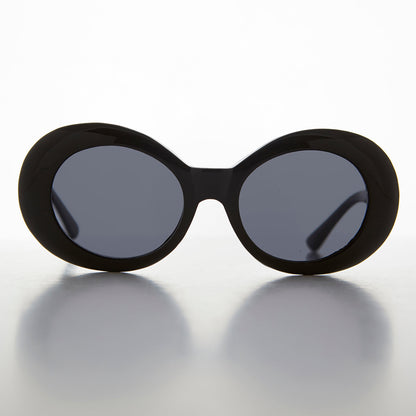 Oval Clout Cat Eye Vintage Sunglasses - Emma