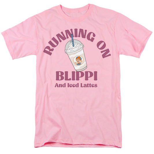 Blippi Running On Blippi Mens T Shirt Pink Officially Licensed
