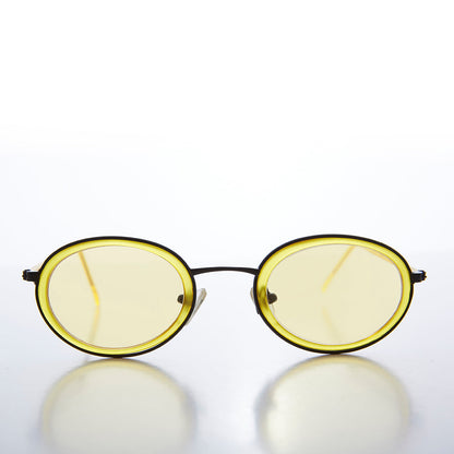 Oval Pastel Vintage Sunglasses - Bloom