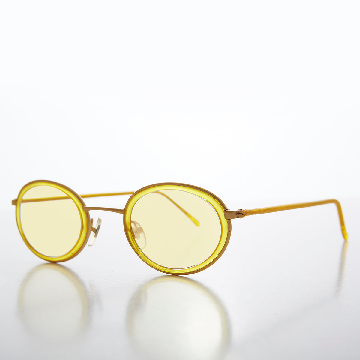 Oval Pastel Vintage Sunglasses - Bloom
