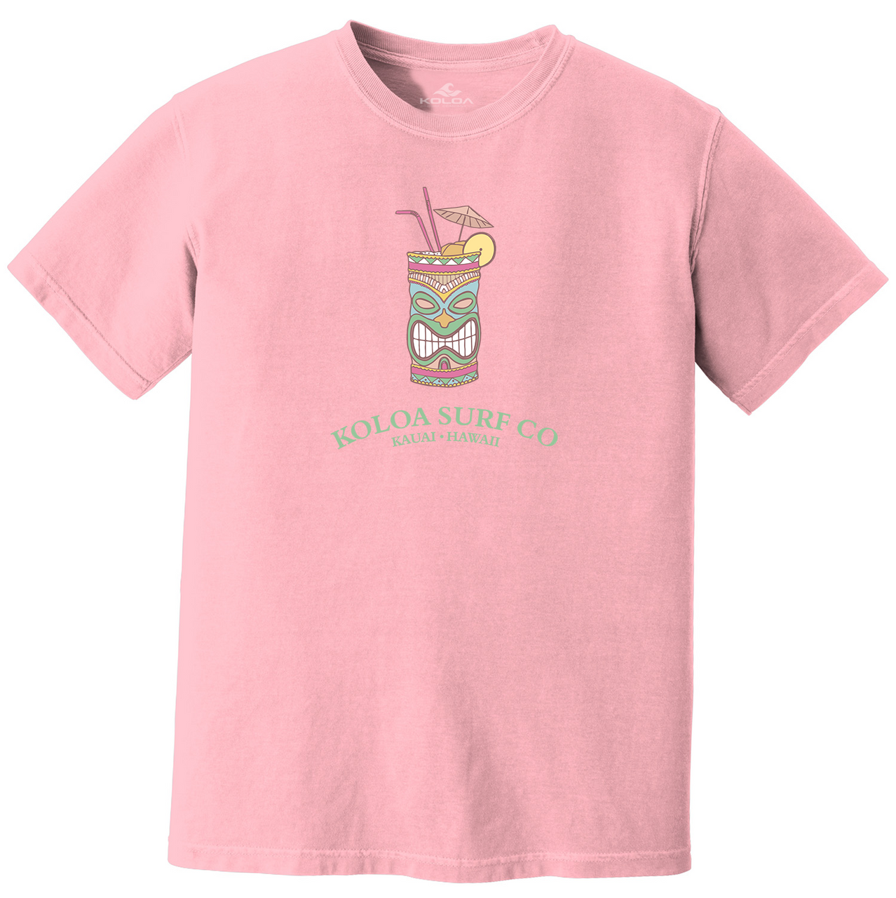 Koloa Tiki Time Pigment Dyed T-Shirt