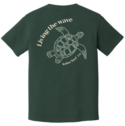 Koloa Turtle Wave Pigment Dye T-Shirt