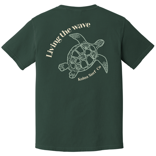 Koloa Turtle Wave Pigment Dye T-Shirt