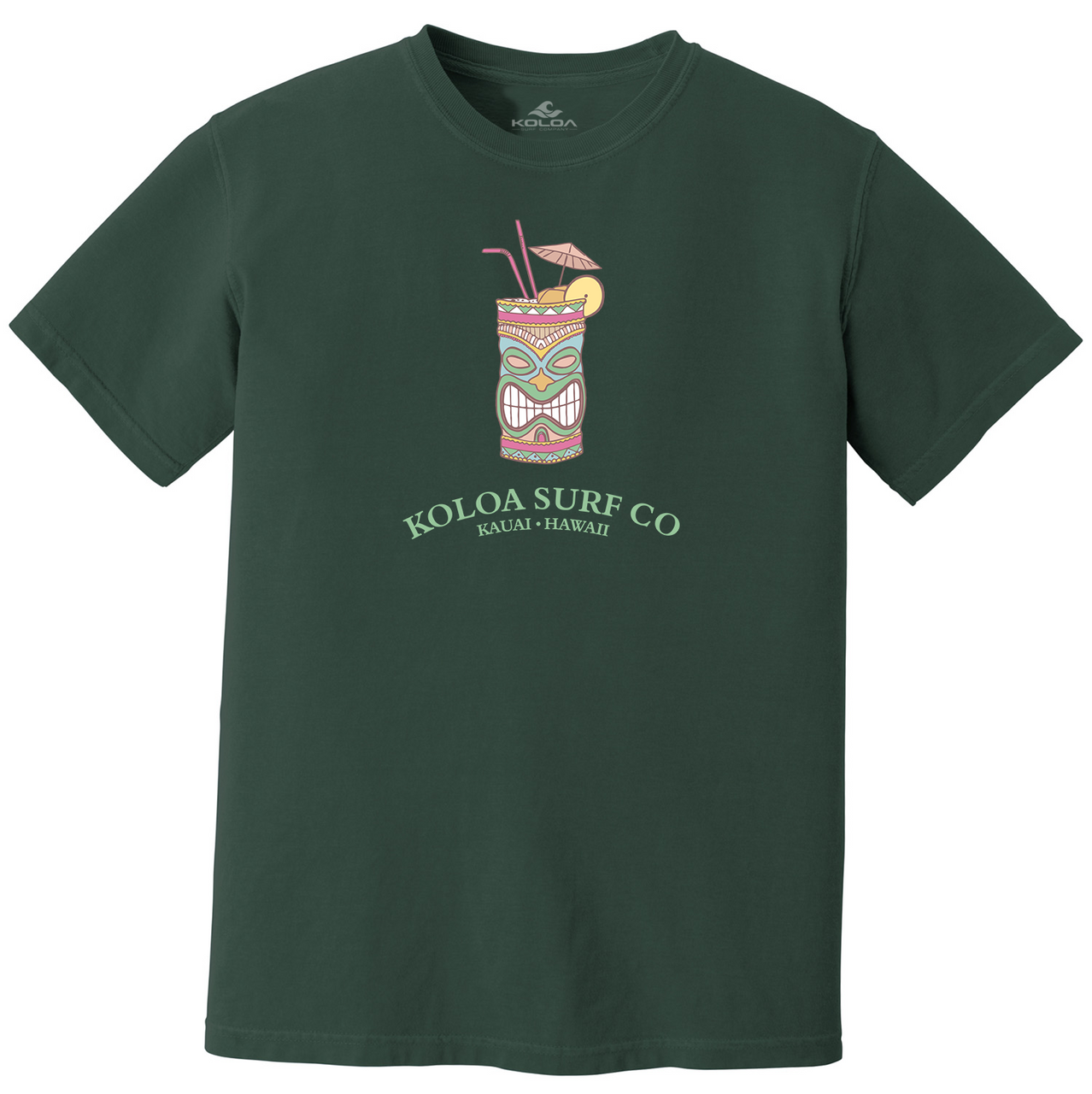 Koloa Tiki Time Pigment Dyed T-Shirt