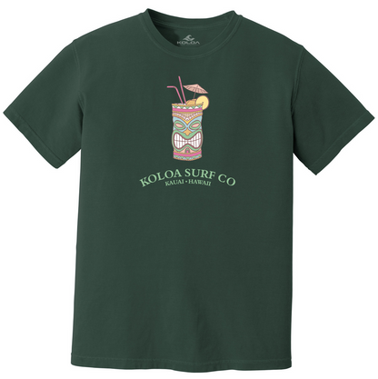 Koloa Tiki Time Pigment Dyed T-Shirt