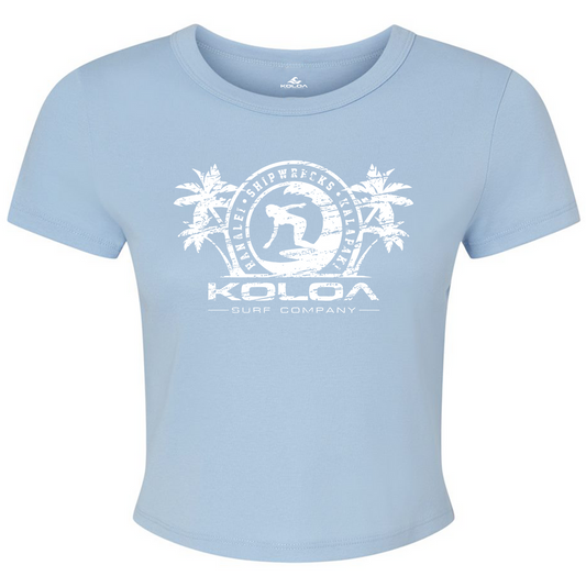 Koloa Surfer Girl Micro Rib Baby Tee