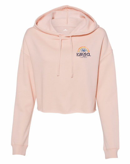 Koloa Wahi Kapu Cropped Hooded Sweatshirt
