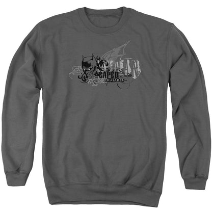Batman Urban Crusader Mens Crewneck Sweatshirt Charcoal