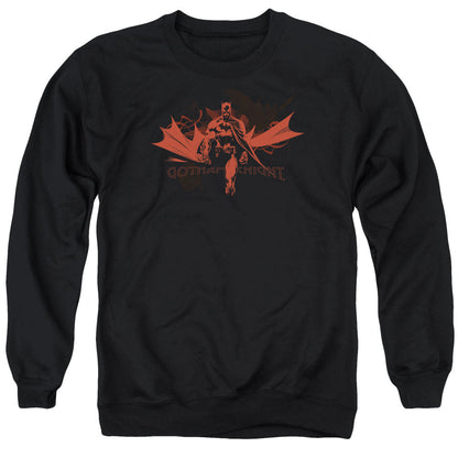 Batman Gotham Knight Mens Crewneck Sweatshirt Black