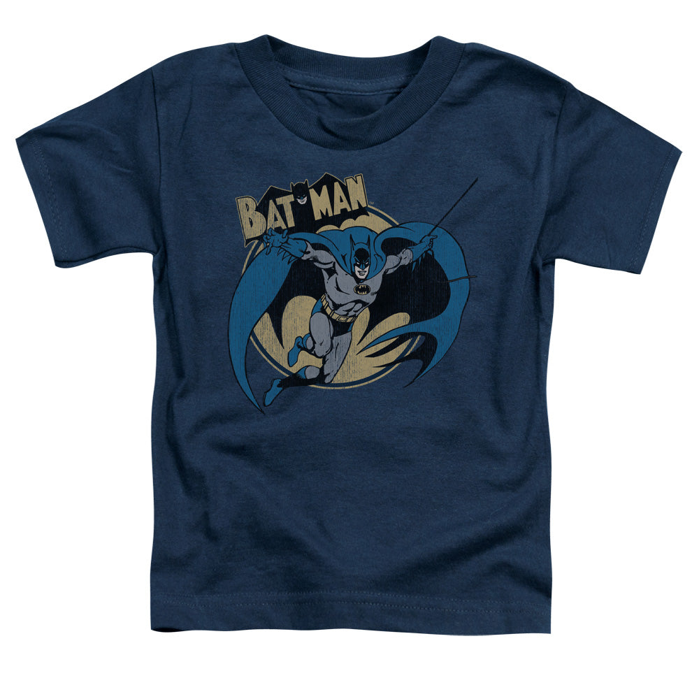 Batman Through The Night Toddler Kids Youth T Shirt Navy Blue Officially Licensed