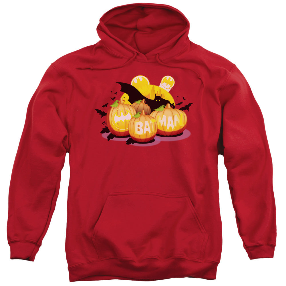 Batman Bat O Lanterns Mens Hoodie Red Officially Licensed