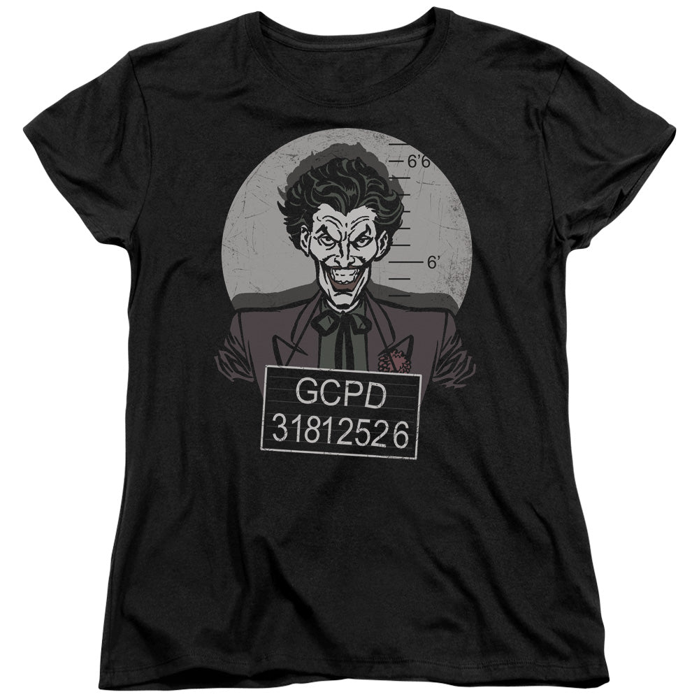 Batman Busted! Womens T Shirt Black Officially Licensed