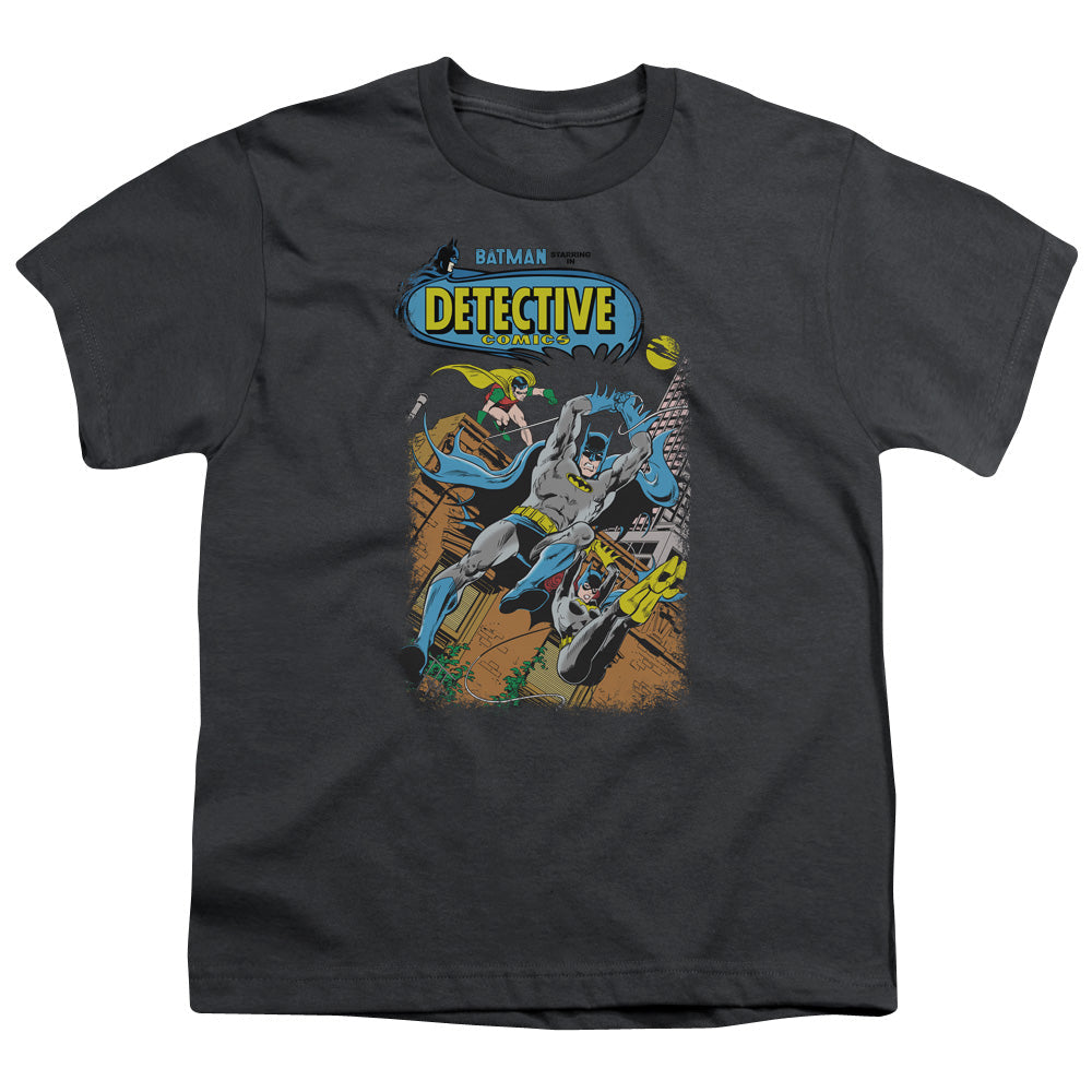 Batman Detective #487 Kids Youth T Shirt Charcoal Officially Licensed