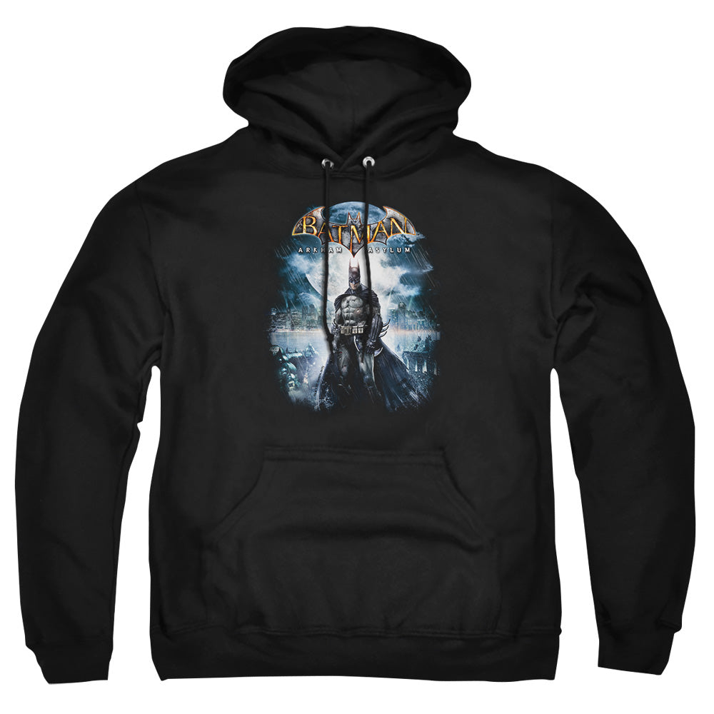 Batman Aa Game Cover Mens Hoodie Black Officially Licensed