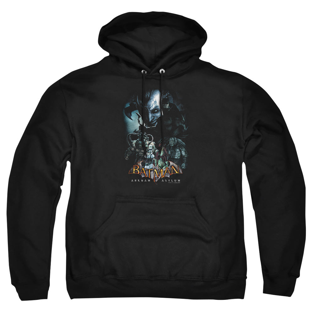 Batman Aa Five Against One Mens Hoodie Black Officially Licensed