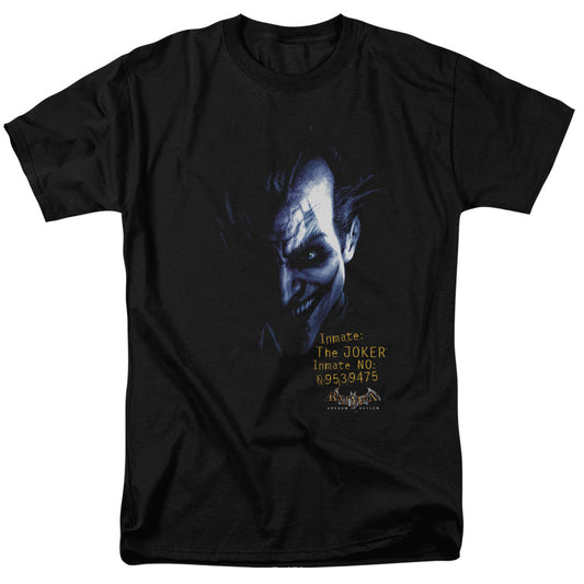 Batman Arkham Asylum Arkham Joker Mens T Shirt Black Officially Licensed