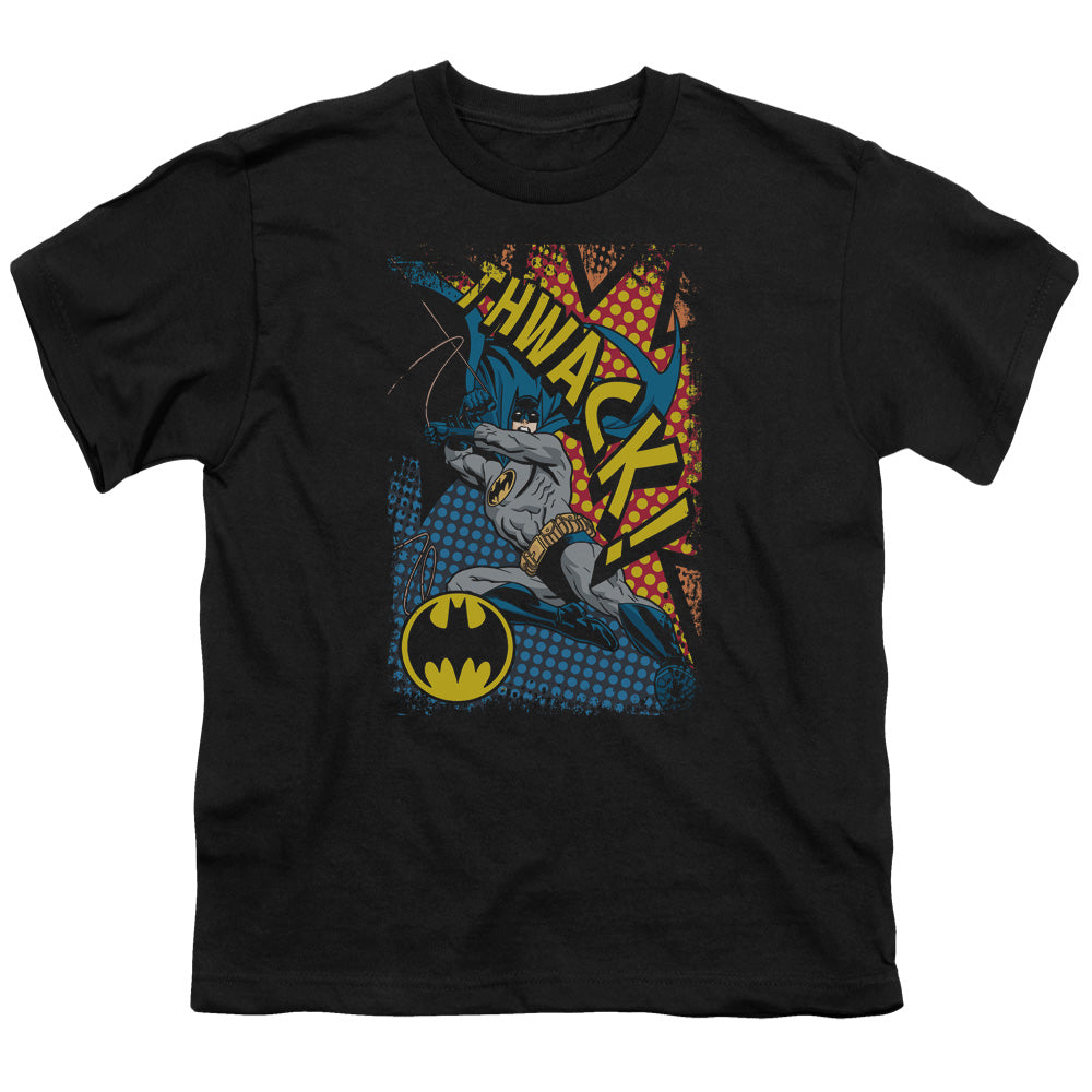 Batman Thwack Kids Youth T Shirt Black Officially Licensed