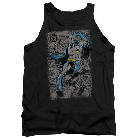 Batman Detective #487 Distress Mens Tank Top Shirt Black Officially Licensed