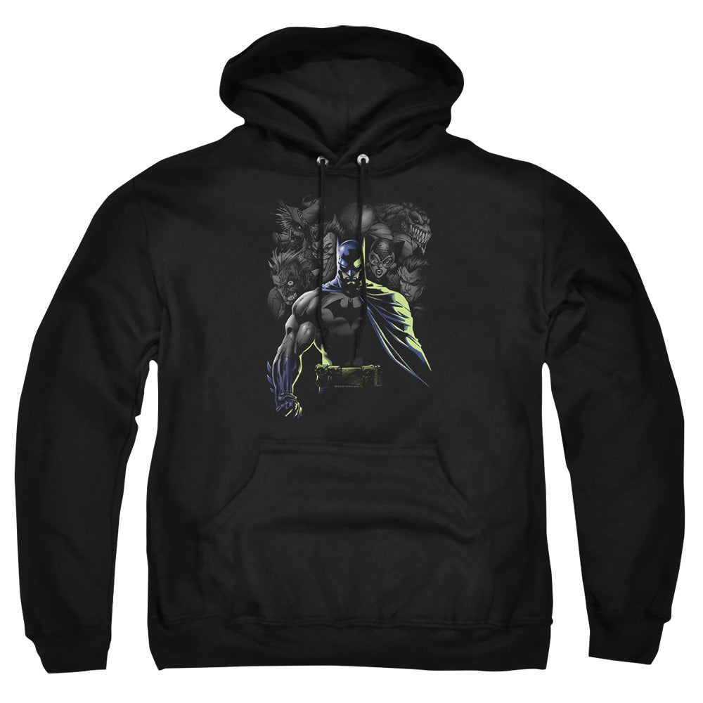Batman Villains Unleashed Mens Hoodie Black Officially Licensed