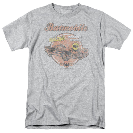 Batman Amazing Batmobile Mens T Shirt Black Officially Licensed