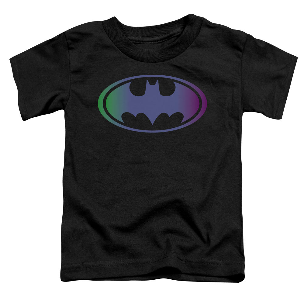 Batman Gradient Bat Logo Toddler Kids Youth T Shirt Black Officially Licensed