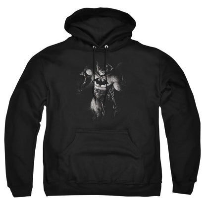 Batman Materialized Mens Hoodie Black Officially Licensed