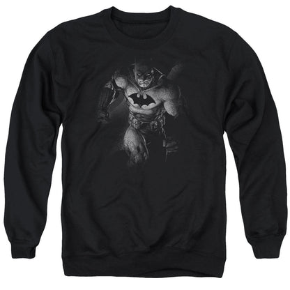 Batman Materialized Mens Crewneck Sweatshirt Black