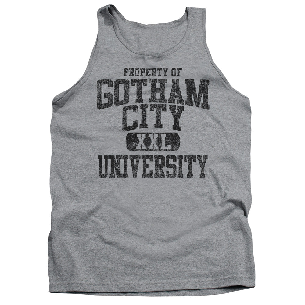 Batman Property Of Gcu Mens Tank Top Shirt Athletic Heather Officially Licensed