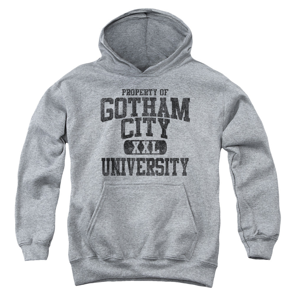 Batman Property Of Gcu Kids Youth Hoodie Heather Officially Licensed