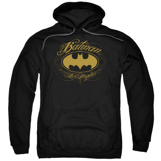 Batman Batman La Mens Hoodie Black Officially Licensed