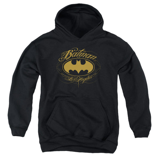 Batman Batman La Kids Youth Hoodie Black Officially Licensed