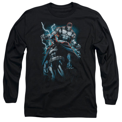 Batman Evil Rising Mens Long Sleeve Shirt Black Officially Licensed