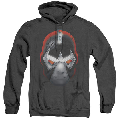 Batman Bane Head Heather Mens Hoodie Black Officially Licensed