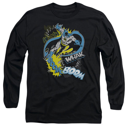 Batman Bat Effects Mens Long Sleeve Shirt Black Officially Licensed
