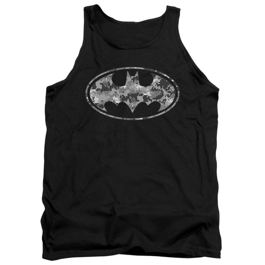 Batman Urban Camo Shield Mens Tank Top Shirt Black Officially Licensed